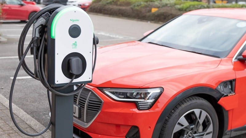 car charging booth